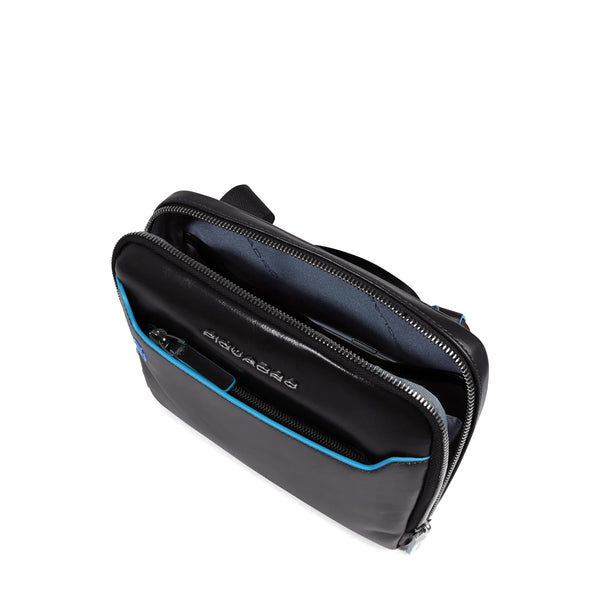 Piquadro - Crossbody Bag Blue Square Nero - CA6899B2 - NERO