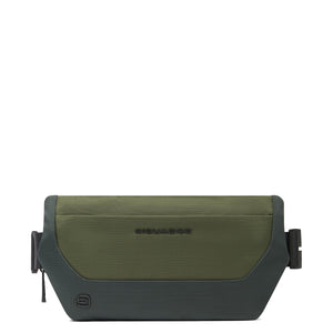 Piquadro - Belt Bag in recycled fabric S140 Verde - CA6903S140 - VERDE