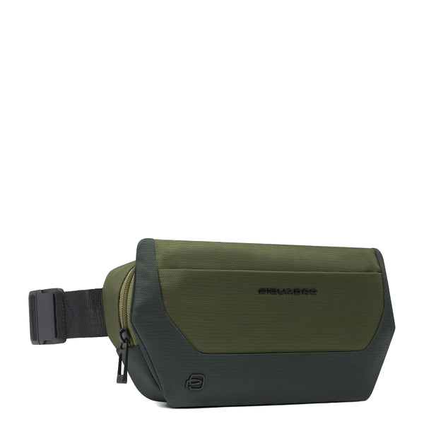 Piquadro - Belt Bag in recycled fabric S140 Verde - CA6903S140 - VERDE