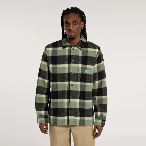 Dickies - Camicia Plaid Coaling Sea Spray - DK0A4XZZ - SEA/SPRAY