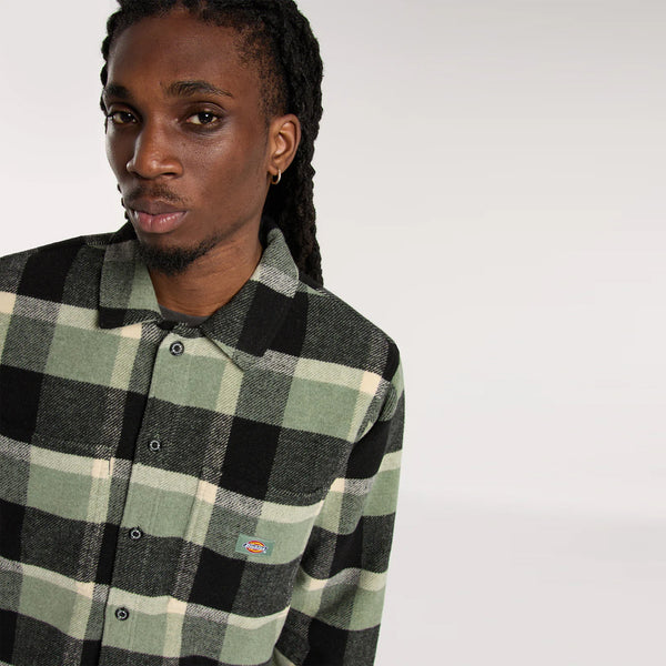 Dickies - Camicia Plaid Coaling Sea Spray - DK0A4XZZ - SEA/SPRAY