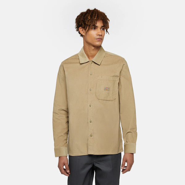 Dickies - Camicia Corduroy Khaki - DK0A8652 - KHAKI