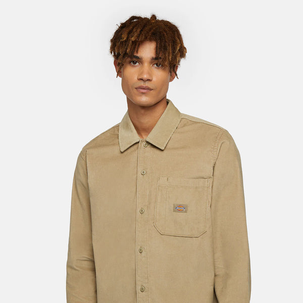 Dickies - Camicia Corduroy Khaki - DK0A8652 - KHAKI