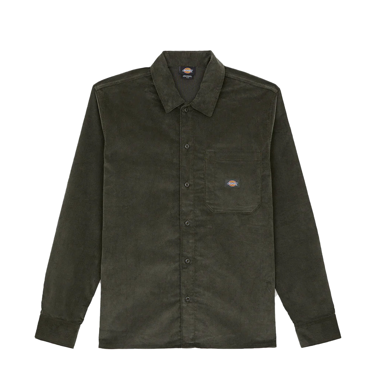 Dickies - Camicia Corduroy Olive Green - DK0A8652 - OLIVE/GREEN