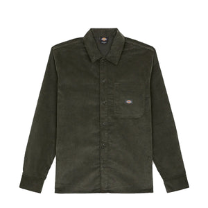 Dickies - Camicia Corduroy Olive Green - DK0A8652 - OLIVE/GREEN