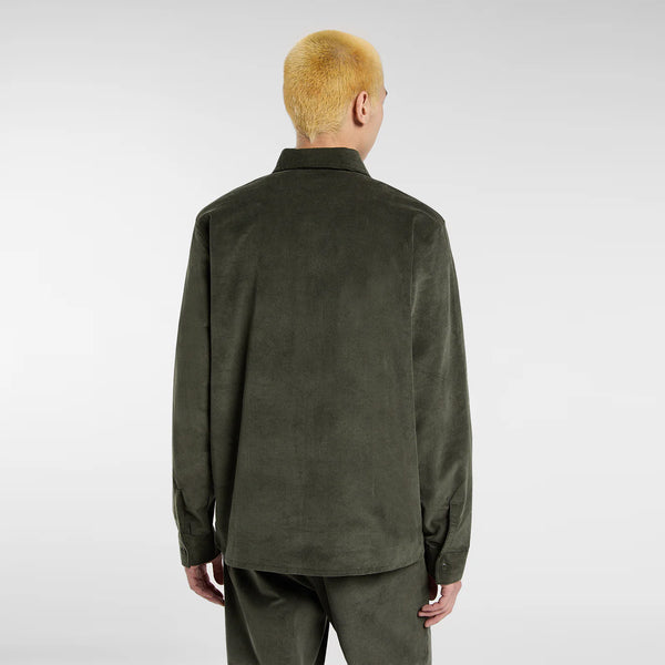 Dickies - Camicia Corduroy Olive Green - DK0A8652 - OLIVE/GREEN