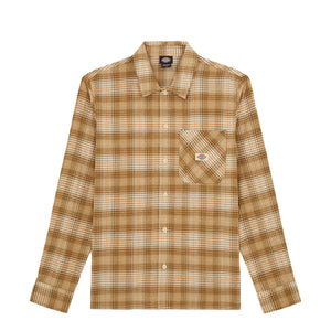 Dickies - Camicia Forest Check Wood Ash - DK0A8653 - WOOD/ASH