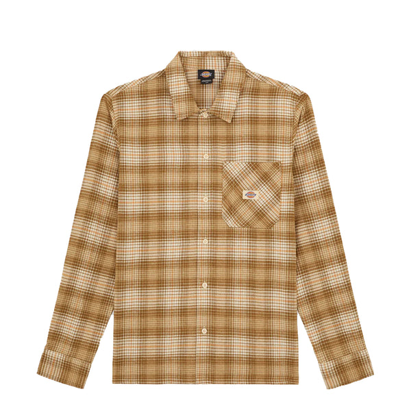 Dickies - Camicia Forest Check Wood Ash - DK0A8653 - WOOD/ASH