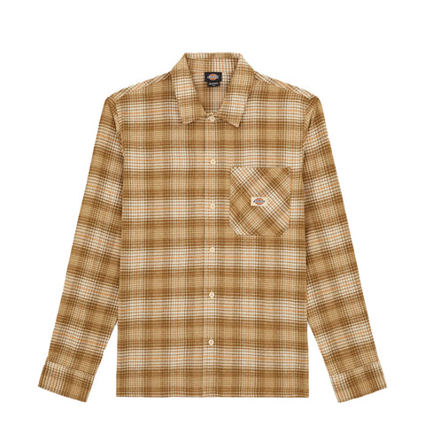 Dickies - Camicia Forest Check Wood Ash - DK0A8653 - WOOD/ASH