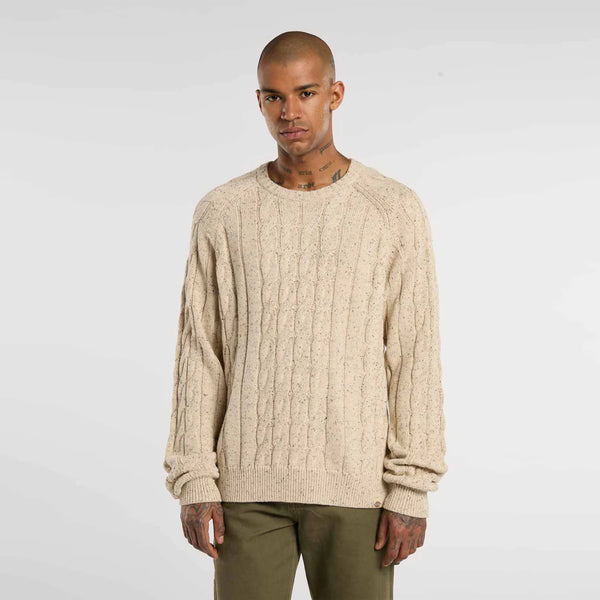 Dickies - Maglione Vanleer Cable Wood Ash - DK0A87OR - WOOD/ASH