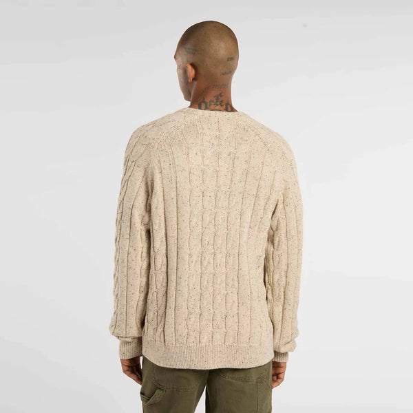 Dickies - Maglione Vanleer Cable Wood Ash - DK0A87OR - WOOD/ASH