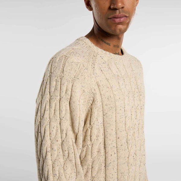 Dickies - Maglione Vanleer Cable Wood Ash - DK0A87OR - WOOD/ASH
