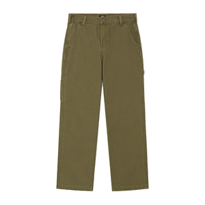 Dickies - Canvas Carpenter Military Green Trousers - DK0A87PD - MILITARY/GR