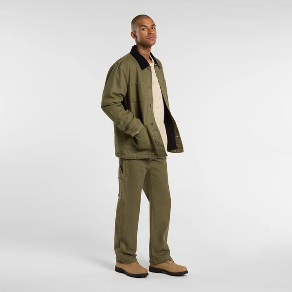 Dickies - Canvas Carpenter Military Green Trousers - DK0A87PD - MILITARY/GR