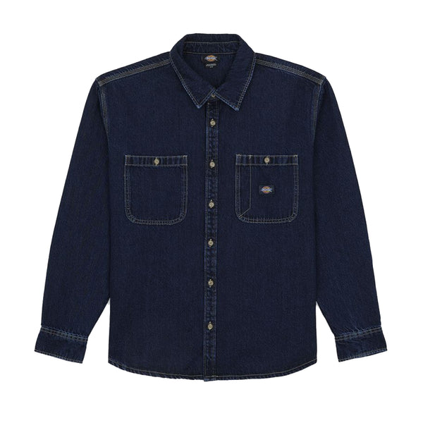 Dickies - Mechanic Dark Indigo Jeans Shirt - DK0A87PX - DARK/INDIGO