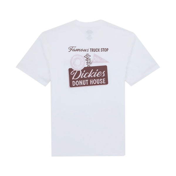 Dickies - Donut House White T-Shirt - DK0A87QN - WHITE