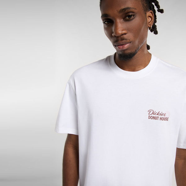 Dickies - Donut House White T-Shirt - DK0A87QN - WHITE