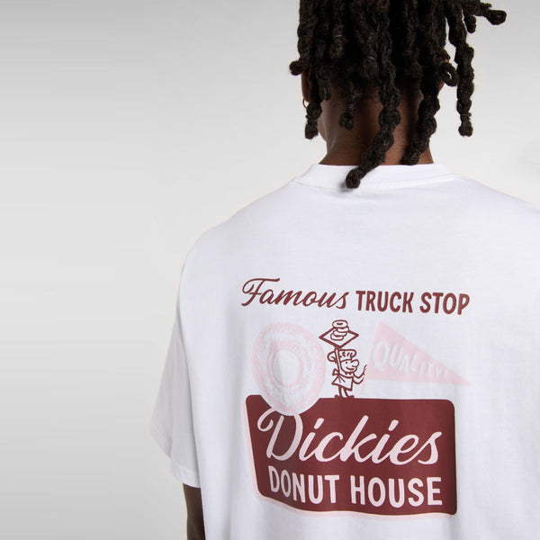 Dickies - Donut House White T-Shirt - DK0A87QN - WHITE