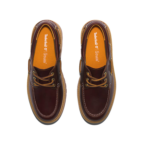 Timberland - Scarpa da barca con Plateau Stone Street Rootbeer - TB0A2QDM - ROOTBEER