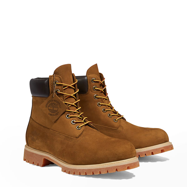 Timberland - Stivale Uomo Premium 6-Inch Dark Wheat Nubuck - TB172066 - DARK/WHEAT/NUBUCK