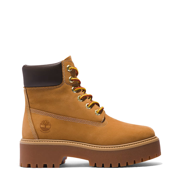 Timberland - Stivale Donna Premium con Plateau Stone Street 6-Inch Wheat - TB1A5RJD - WHEAT