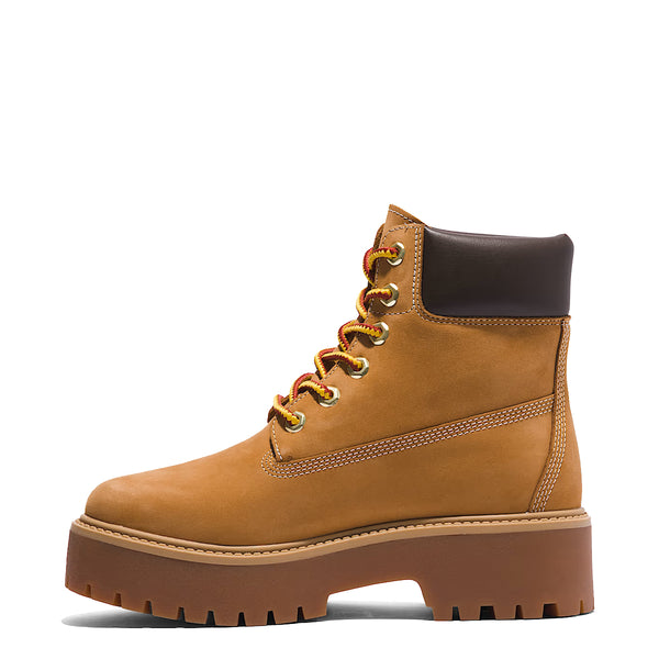 Timberland - Stivale Donna Premium con Plateau Stone Street 6-Inch Wheat - TB1A5RJD - WHEAT