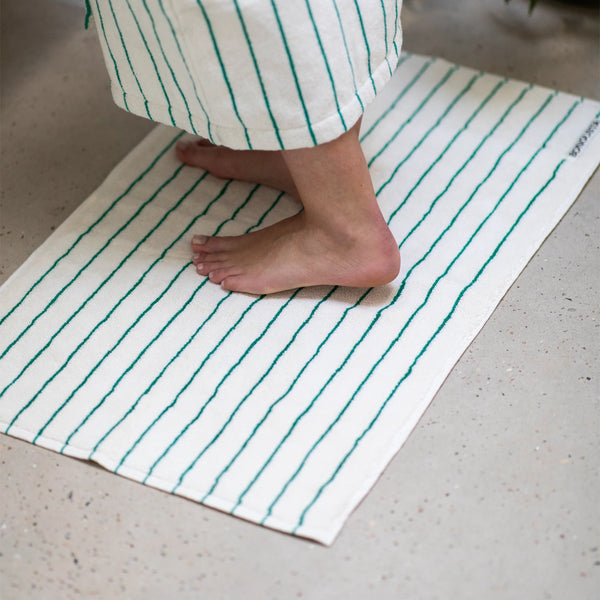 Bongusta - Naram Bath Mat Pure White Grass - BON66-009 - PURE/WHITE/&/GRASS