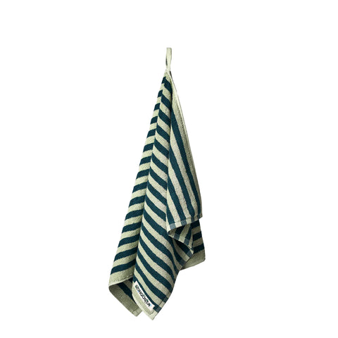 Bongusta - Towel Naram Wash Cloth Sea Foam Deep Teal - BON99-006 - SEA/FOAM/&/DEEP/TEAL
