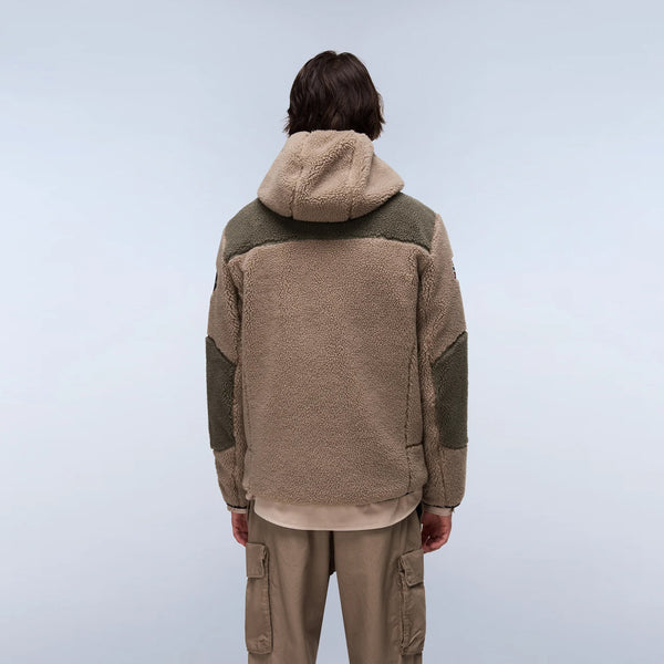 Napapijri - Felpa in pile Yupik Medium Beige - NP0A4GNS - MCD/MEDIUM/BEIGE