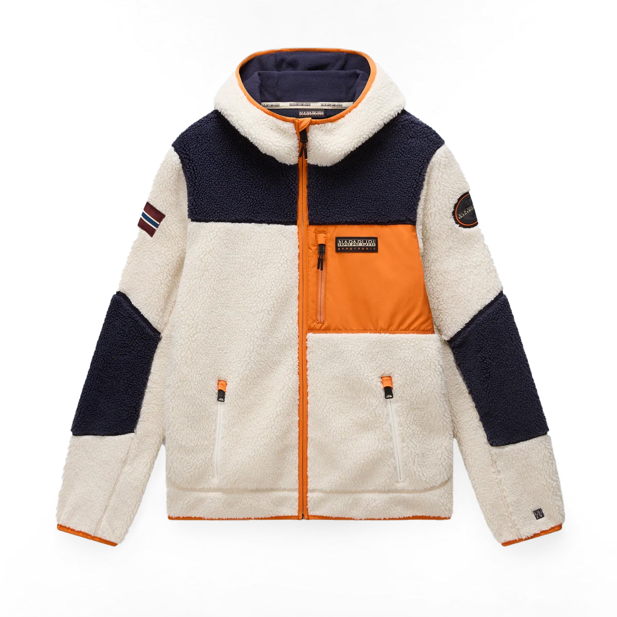 Napapijri - Felpa in pile Yupik Natural - NP0A4GNS - MM9/NATURAL