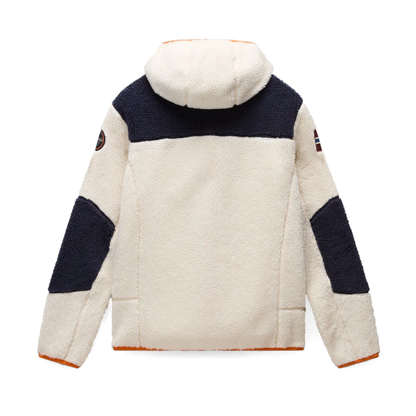 Napapijri - Felpa in pile Yupik Natural - NP0A4GNS - MM9/NATURAL