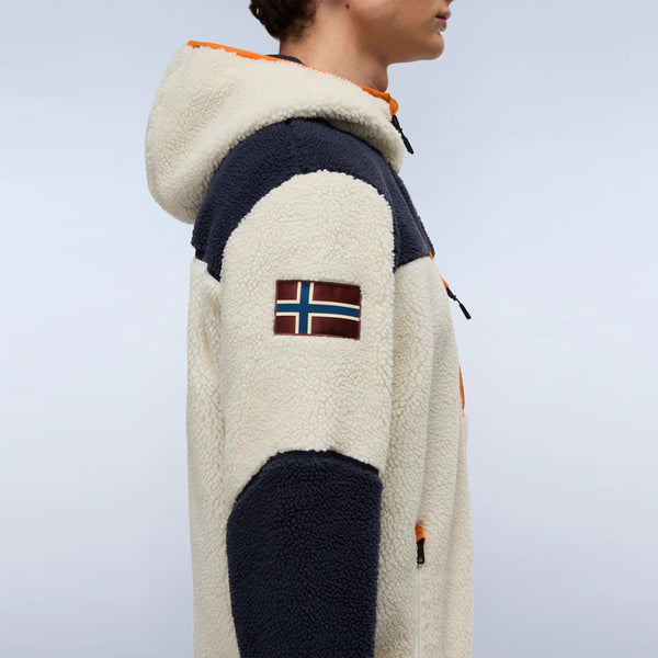 Napapijri - Felpa in pile Yupik Natural - NP0A4GNS - MM9/NATURAL