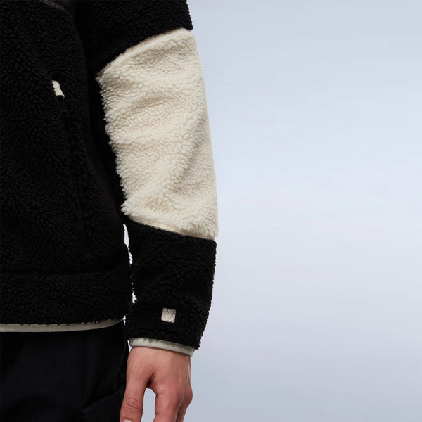 Napapijri - Felpa in pile Yupik Multicolour Black - NP0A4GNT - MCB/BLACK