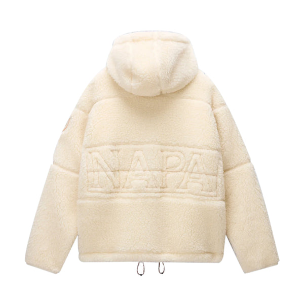 Napapijri - Felpa in pile Tires Beige Dimity - NP0A88YI - BEIGE/DIMITY
