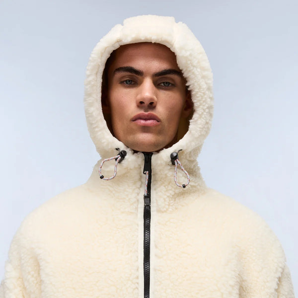 Napapijri - Felpa in pile Tires Beige Dimity - NP0A88YI - BEIGE/DIMITY