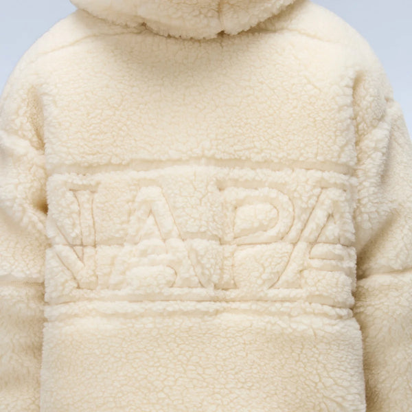 Napapijri - Felpa in pile Tires Beige Dimity - NP0A88YI - BEIGE/DIMITY