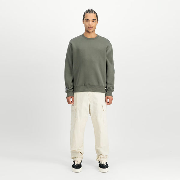 Alpha Industries - Felpa Label Backprint Dark Olive - 258307 - DARK/OLIVE