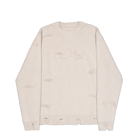 Alpha Industries - Felpa Distressed Logo Organic Beige - 258400 - ORGANIC/BEIGE