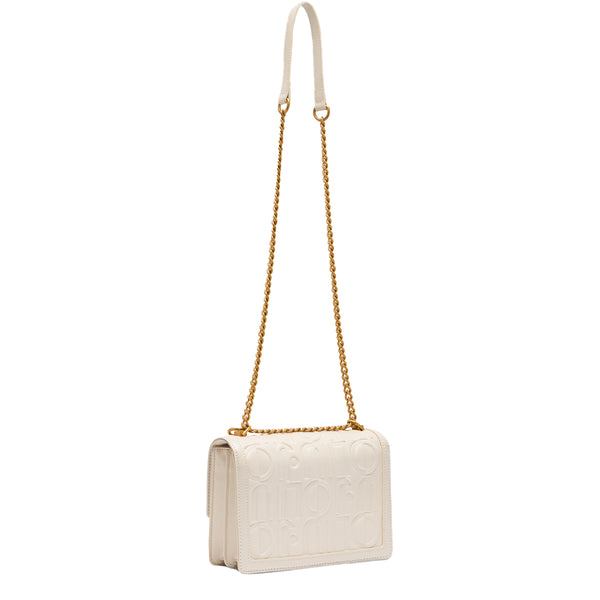 Liu Jo - Medium Crossbody Bag with logo Cream - AA5055E0538 - CREAM