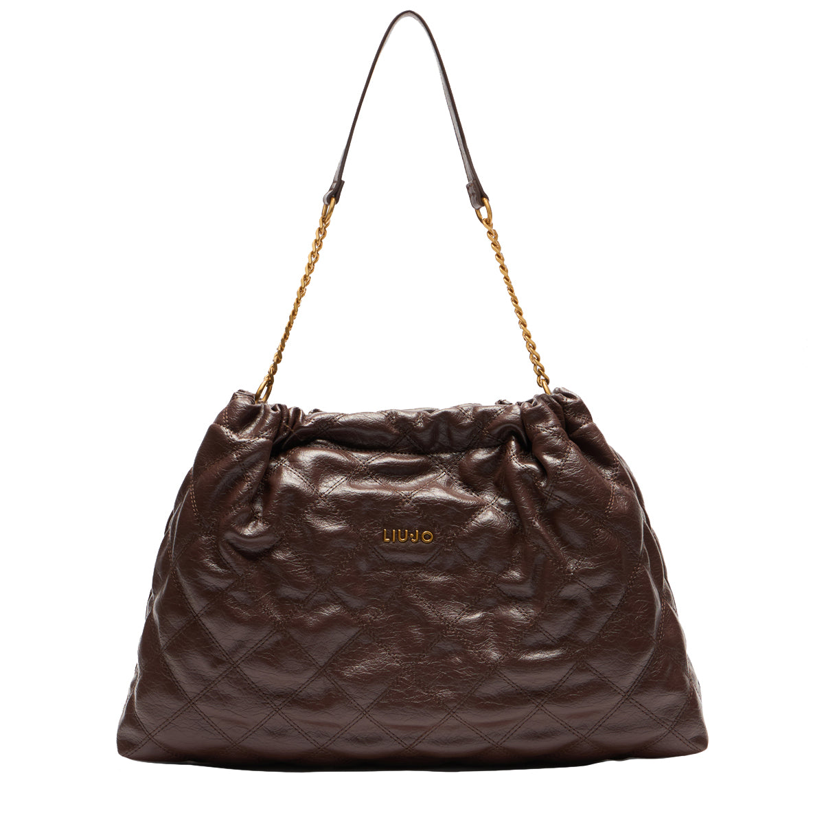 Liu Jo - Hobo bag medium matelassé Testa Moro - AA5062E0914 - T.MORO