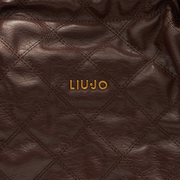 Liu Jo - Hobo bag medium matelassé Testa Moro - AA5062E0914 - T.MORO