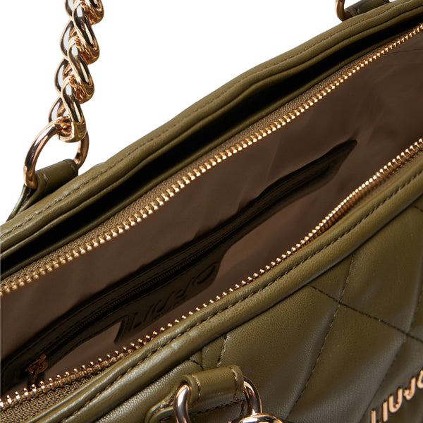 Liu Jo - Army Green quilted Handbag - AA5132E0015 - ARMY/GREEN