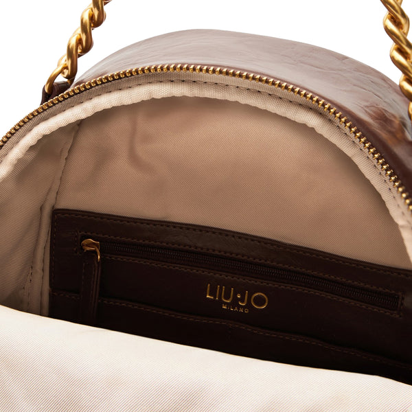 Liu Jo - LaPuffy Testa Moro Small Backpack - AA5143E0886 - T.MORO