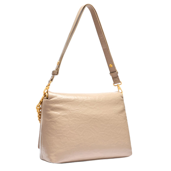 Liu Jo - LaPuffy Dark Sand Shoulder Bag - AA5147E0886 - DARK/SAND