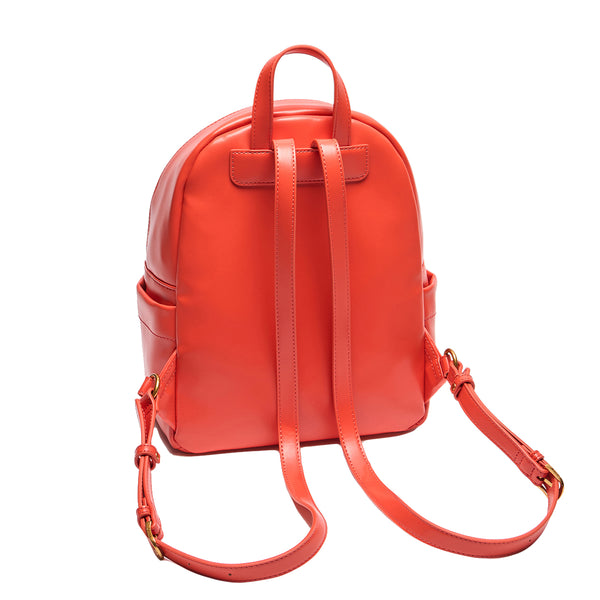 Liu Jo - Backpack with logo and chain Pumpkin - AA5196E0538 - PUMPKIN