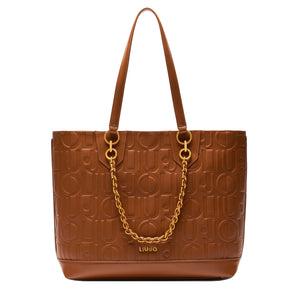 Liu Jo - Tote bag medium with logo Bran - AA5197E0538 - BRAN