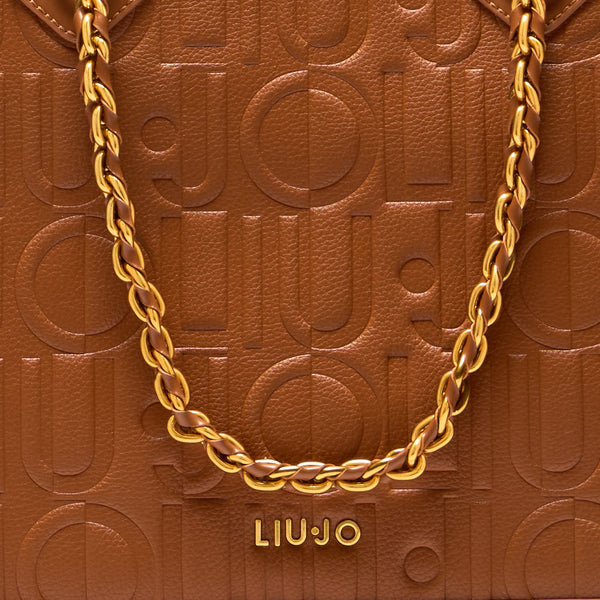 Liu Jo - Tote bag medium with logo Bran - AA5197E0538 - BRAN