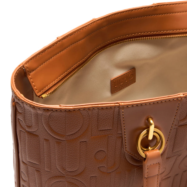 Liu Jo - Tote bag medium with logo Bran - AA5197E0538 - BRAN