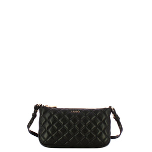 Liu Jo - Small matelassé Crossbody Bag Black - AA5218E0015 - BLACK