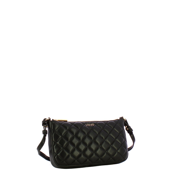 Liu Jo - Small matelassé Crossbody Bag Black - AA5218E0015 - BLACK